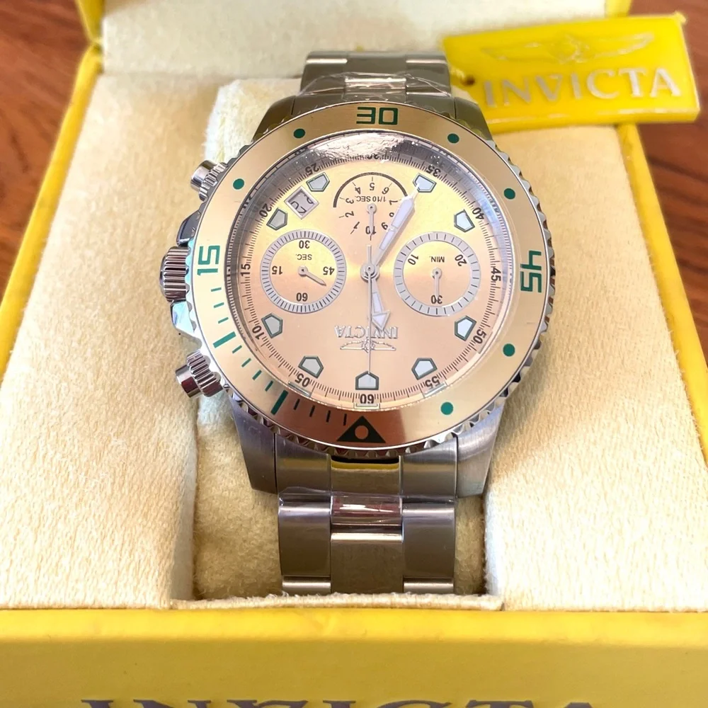 Invicta Silver Chronograph Watch‎